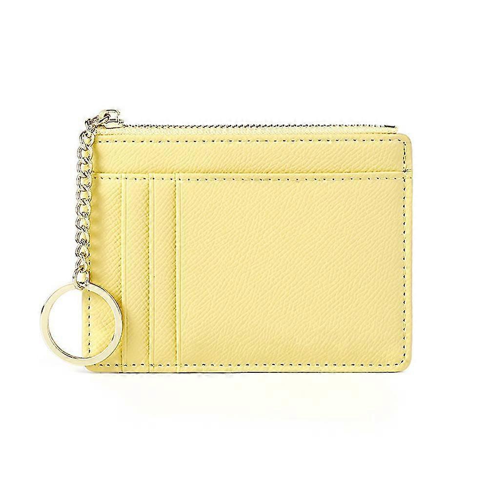 Solid Color Card Case, Mini Keychain, Small Wallet