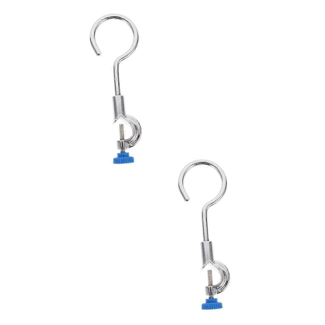 Lab Support Rings Set of 2, Sturdy Iron Flask Support Rings, High Temperature Resistant, Corrosion Proof for Retort Stands