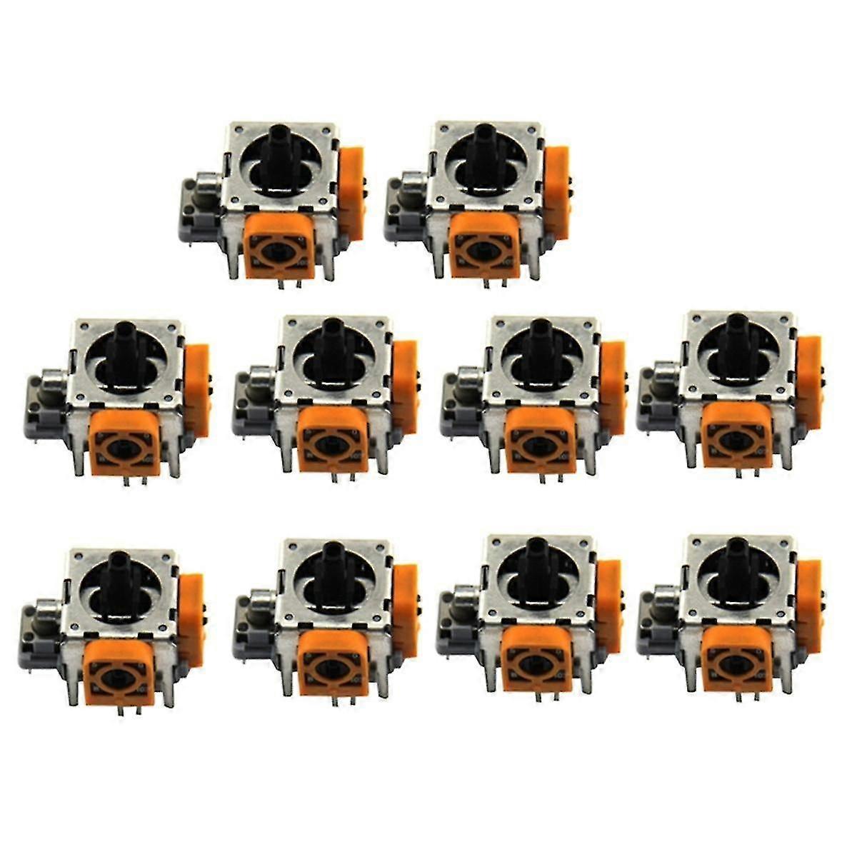 10PCS 3D Analog Joystick Module, Plastic+Metal, For Game Controller Repair
