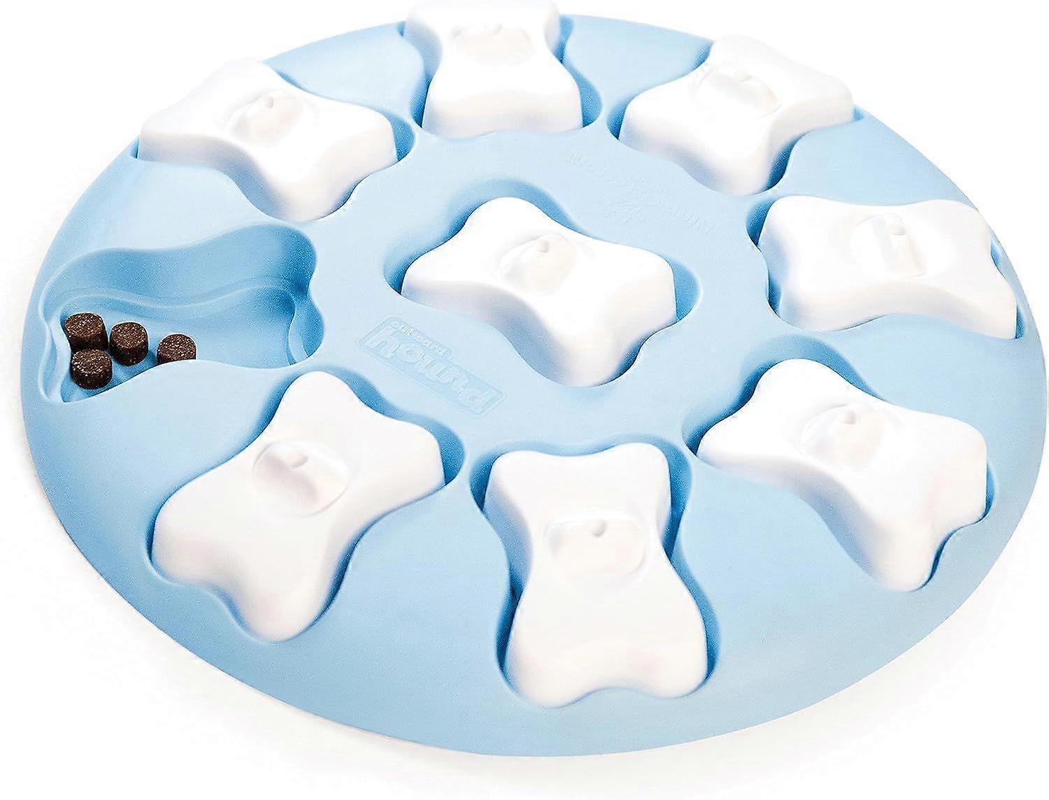 CX Outward Hound Nina Ottosson Puppy Smart Dog Puzzle Interactive Treat Puzzle Dog Enrichment Dog Toy for Puppies, Level 1 Beginner, Blue