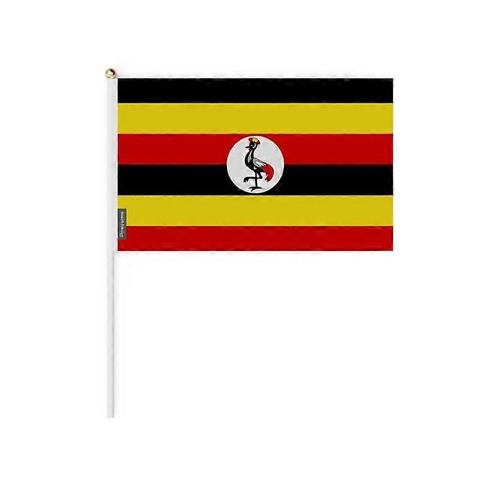 Flag - Uganda - Mini Flag - 30 x 45 cm - Polyester - Double-Sided
