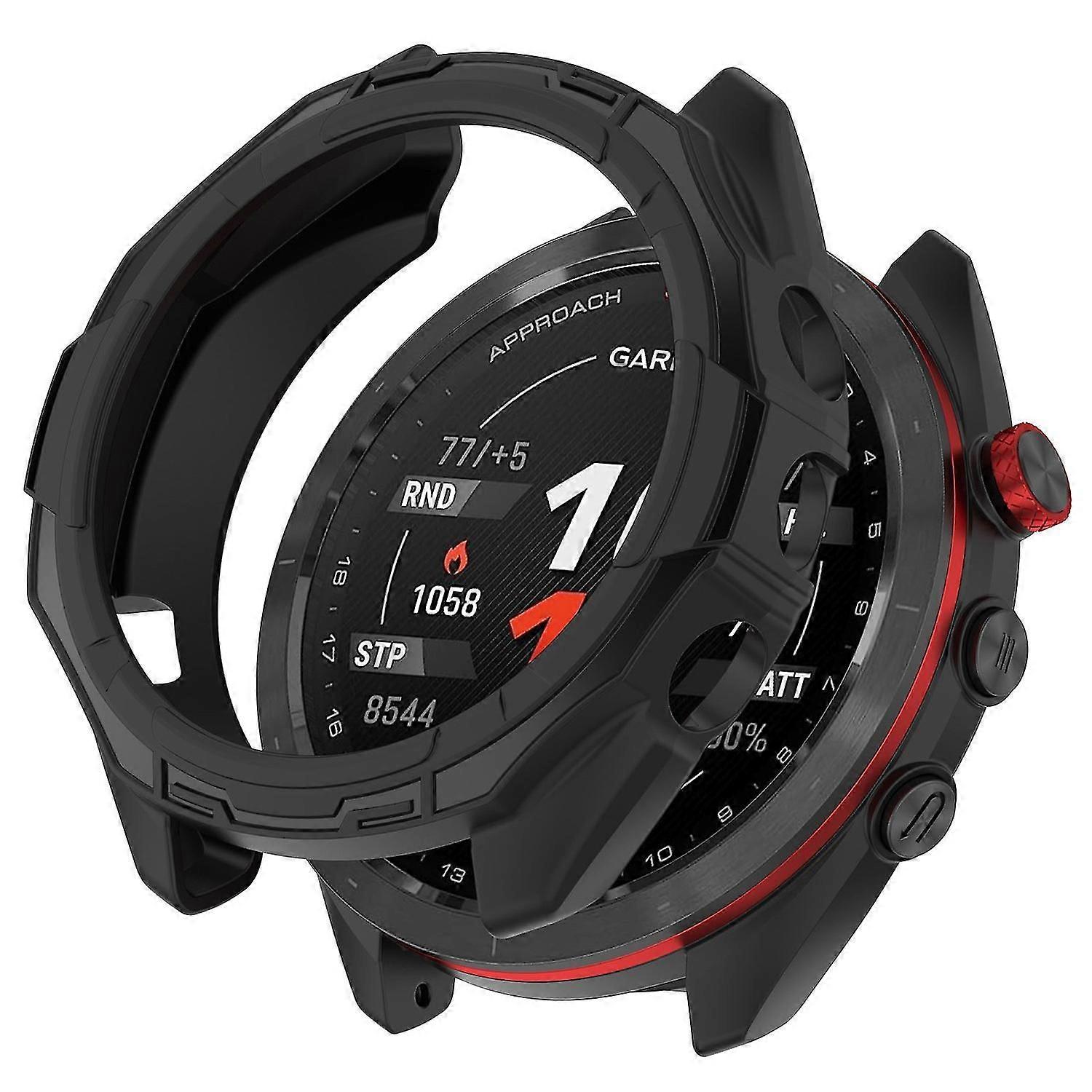 For Garmin Approach S70 47mm Protective Watch Case Anti-Scratch TPU Hollow Protector