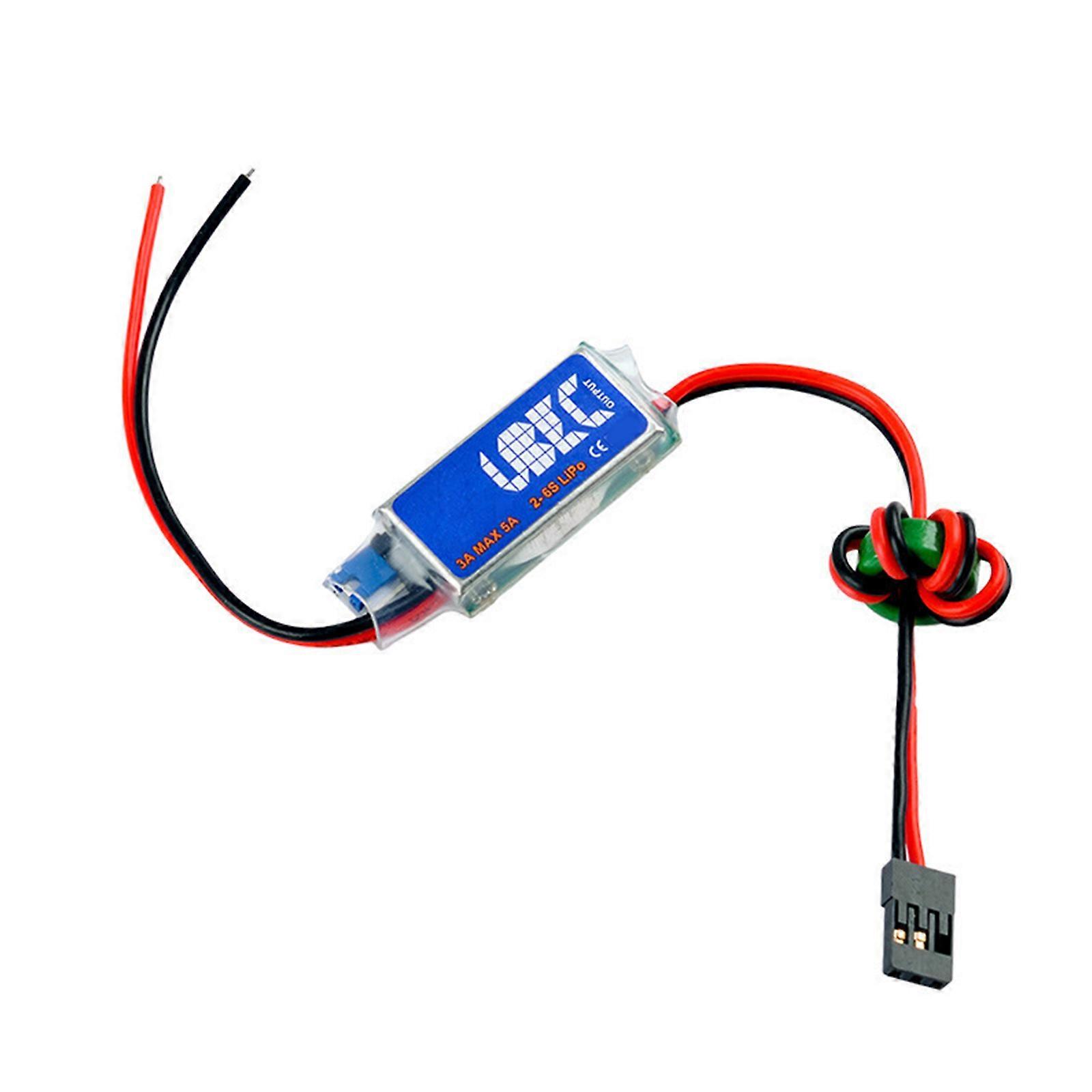 5V/6V RC Helicopter UBEC 3A up to 5A Lowest-RF Noise BEC Full Shielding Anti-jamming Switching Regulator