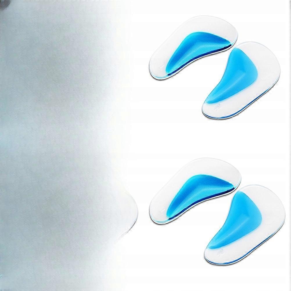 Pixnor 4 Pairs Of Foot Insoles Correction Pads