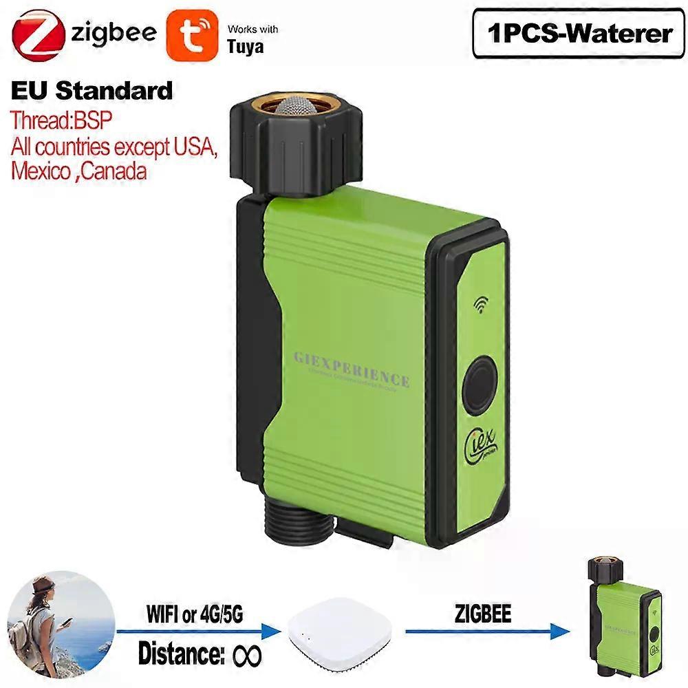 WIFI Garden Watering Timer Smart Sprinkler Drip Irrigation System Built-in Water Flow Recorder Controller TUYA