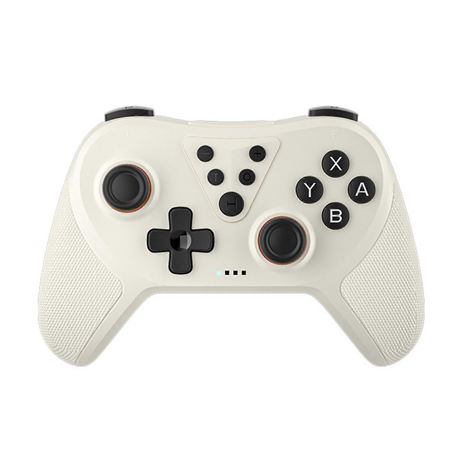 Wireless Game Controller for Switches/Lite/OLED/PC Platforms Somatosensory Gaming Handle Multifunction Gamepad Joystick  White