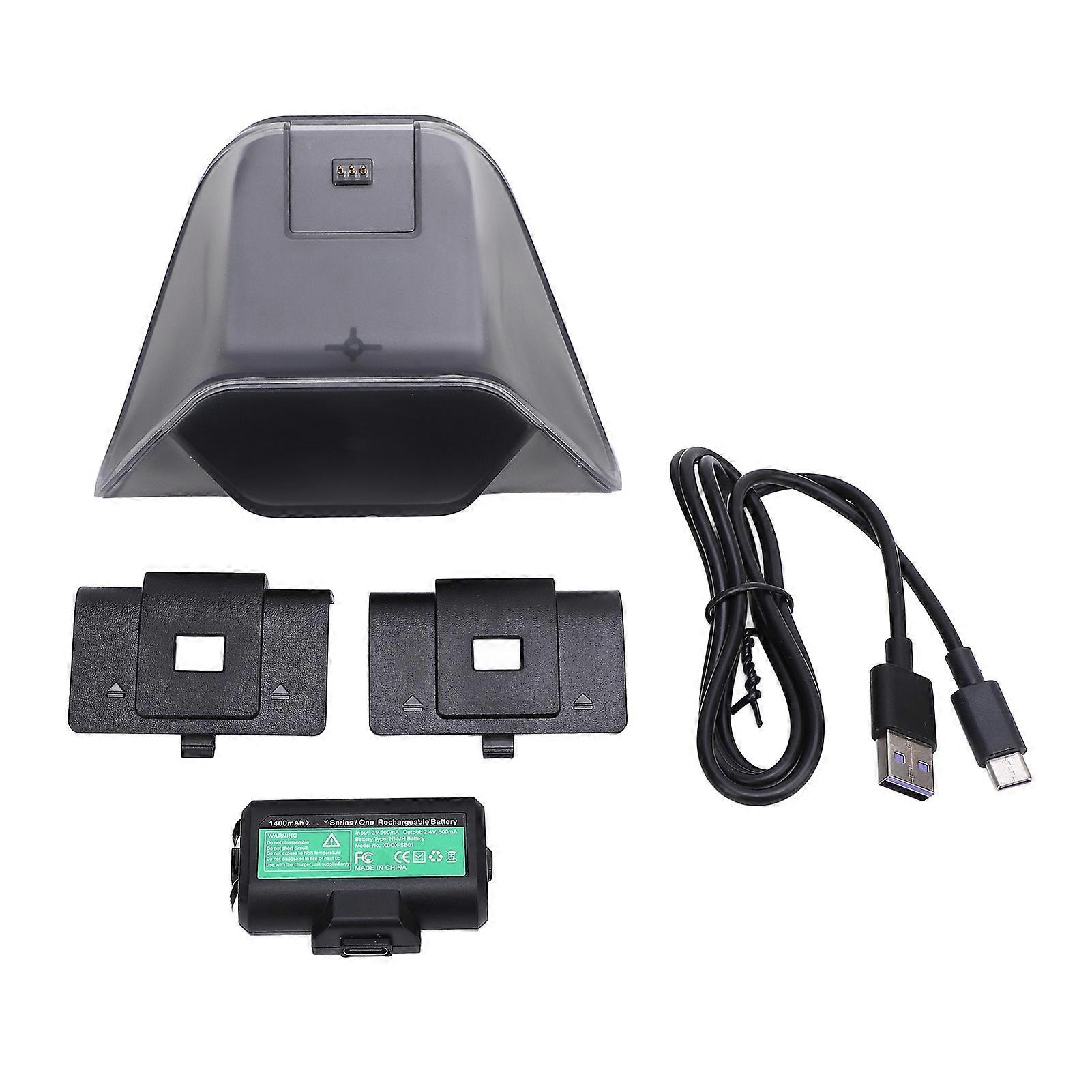 Wireless Gaming Controller Solo Charger Station Fast Charging Dock Single Charging Stand for Series X S for S X Elite Controller Black