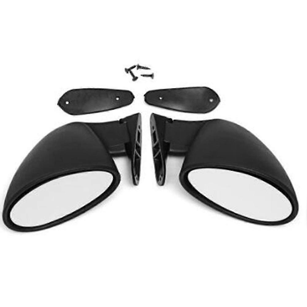 California Style Left & Right Car Classic Retro Door Wing Side Mirror Rearview Vintage Matte Univer