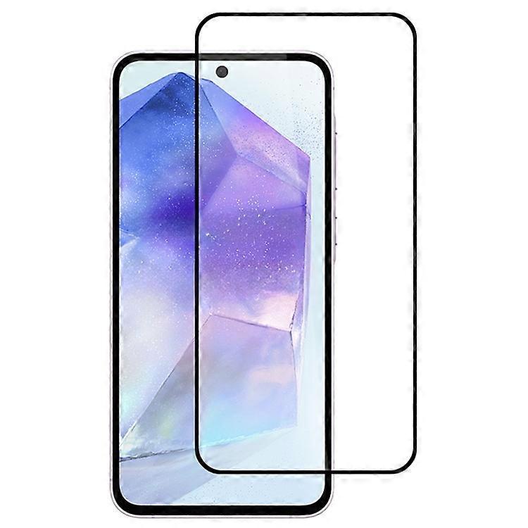 Compatible For Samsung Galaxy A55 5G High Aluminum-Silicon Glass Film 2.5D Silk Printing Screen Protector