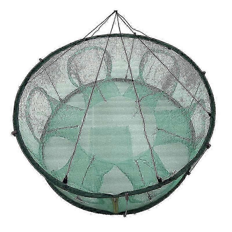 2025 Automatic Fishing Net Trap Cage Round Shape Durable Open For Crab Crayfish Lobster Best Gift-50cm-