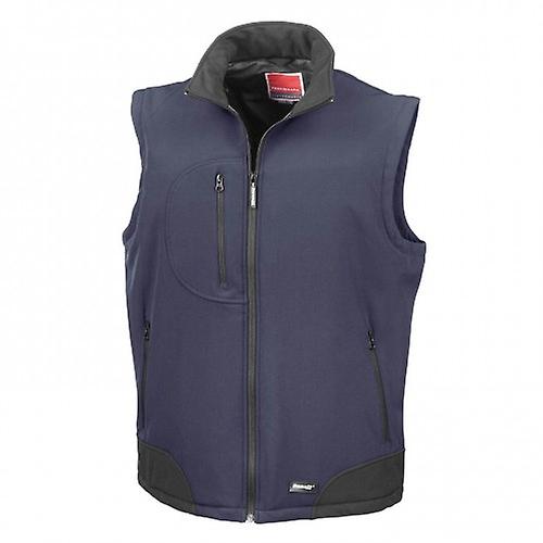 Result Mens Softshell Bodywarmer Breathable Weatherproof Jacket