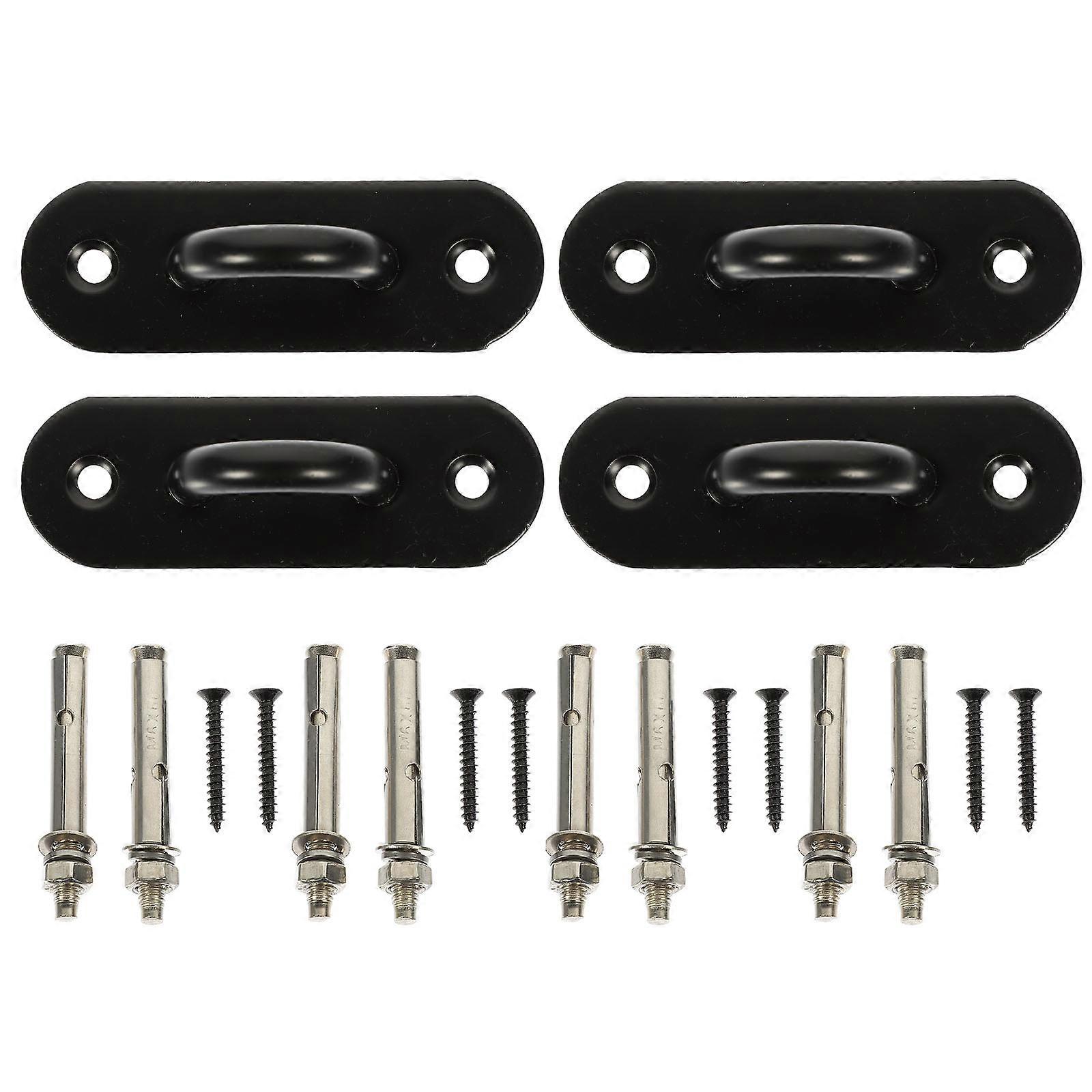 1 Set Ceiling Hook Hanging Plants Hook U Shaped Heavy Duty Curtain Hook Kit