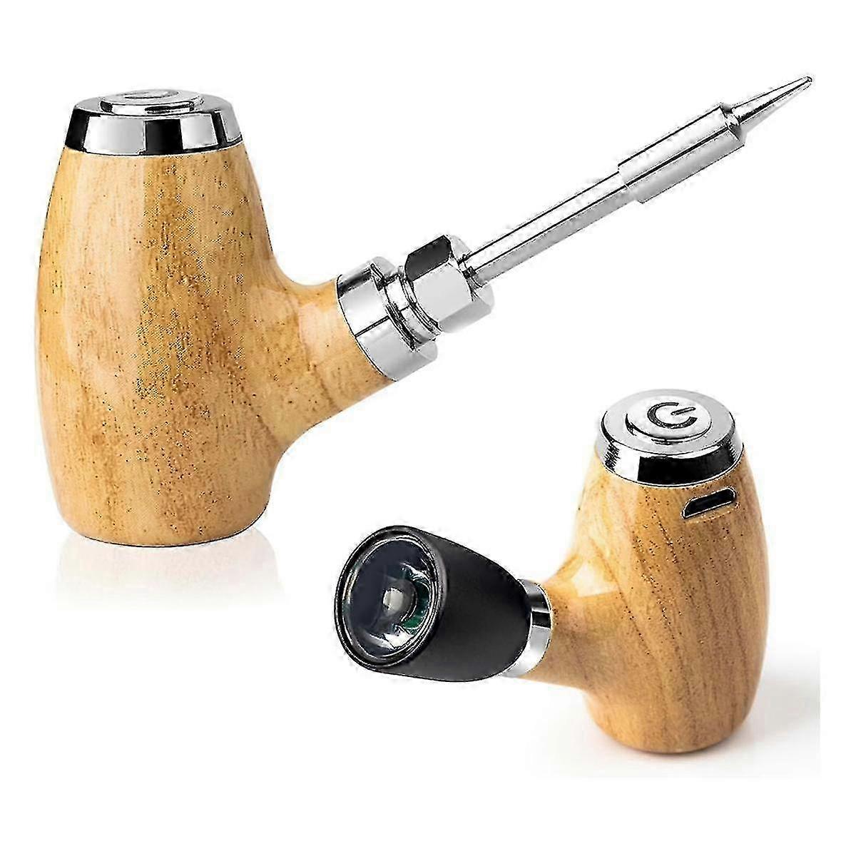 Soldering Iron Kit, 3-In-1Cordless Soldering Iron with Soldering Tip, Bulb and Container, Suitable for USB Charging E