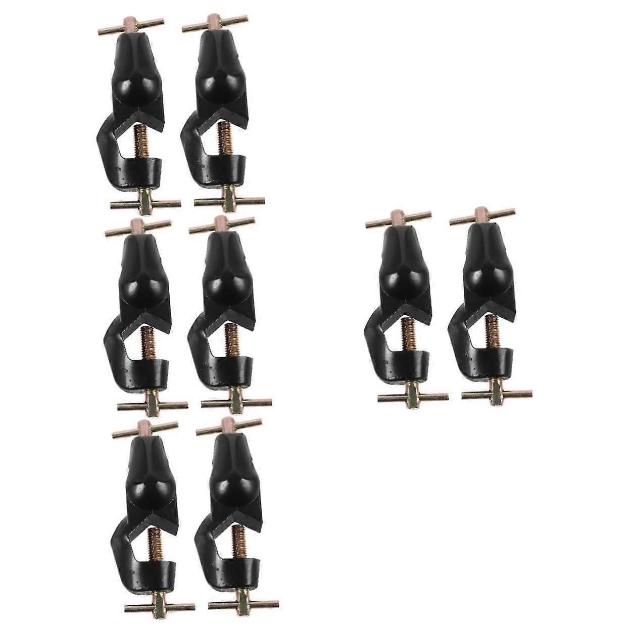 Head Clamp Holder Heavy Duty Clamp For Woodworking Cross Clip For Laboratories 2 Pieces Per Set 4 Sets