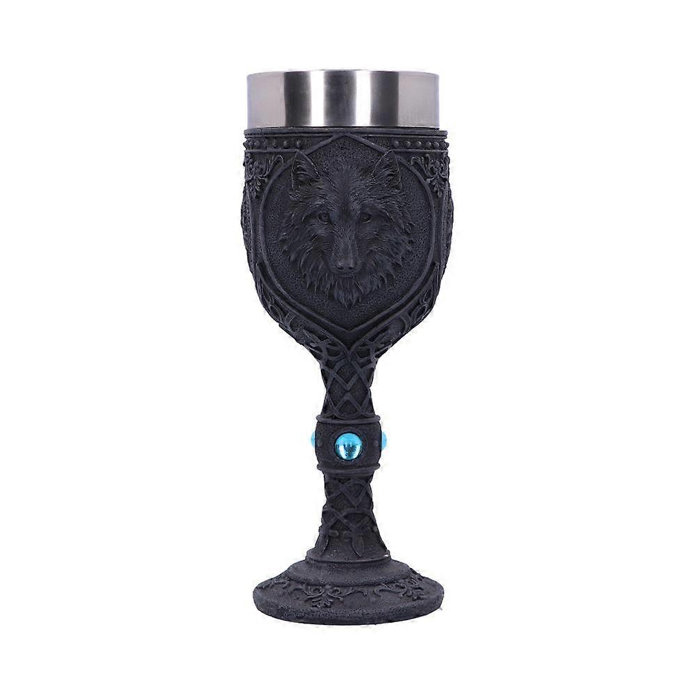 Night Wolf Black Gothic Animal Goblet 195cm