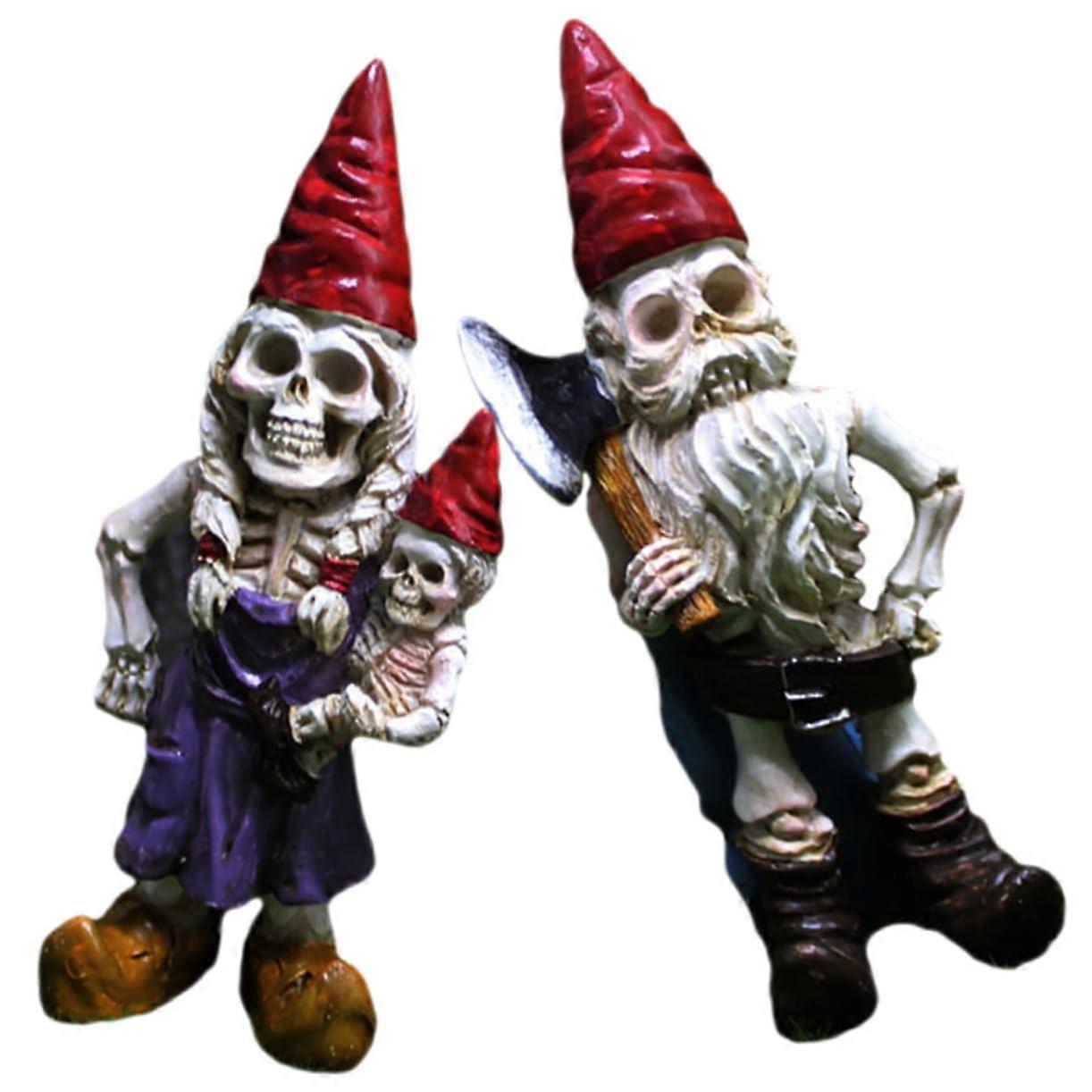 Gnome Skeleton Resin