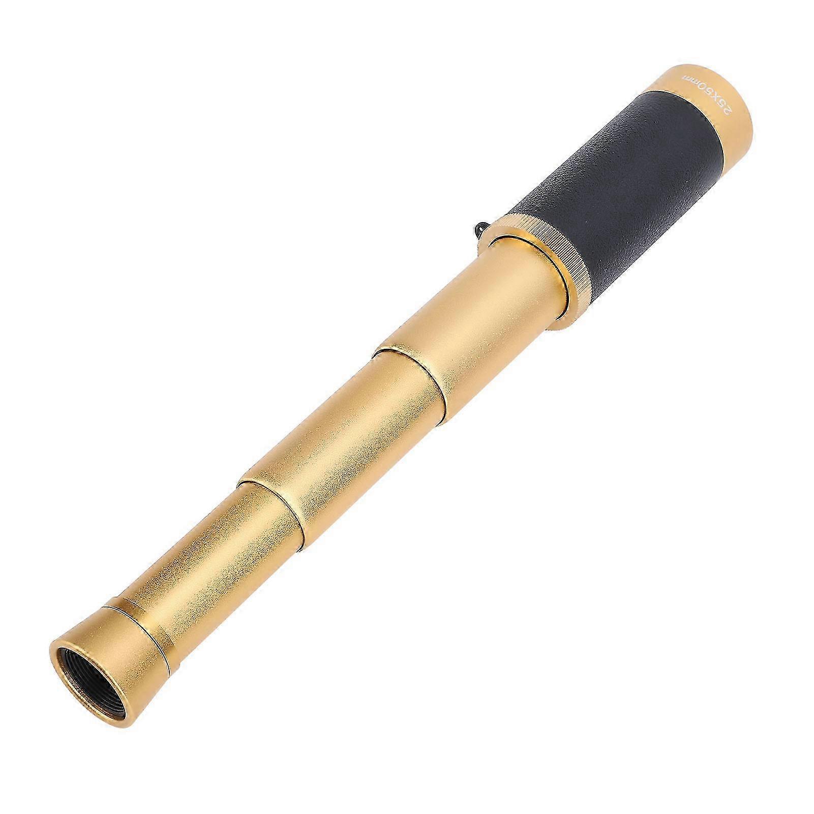 HD Vintage Monocular Telescope with 25x Magnification - Portable Handheld Scope for Adults & Kids