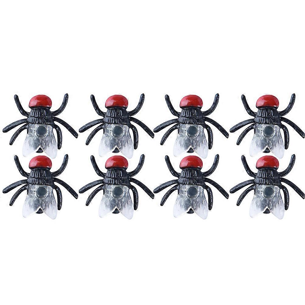Halloween Bugs Prank Items Plastic Realistic Insects Decorate House For Halloween April Fool's Day 200Pcs