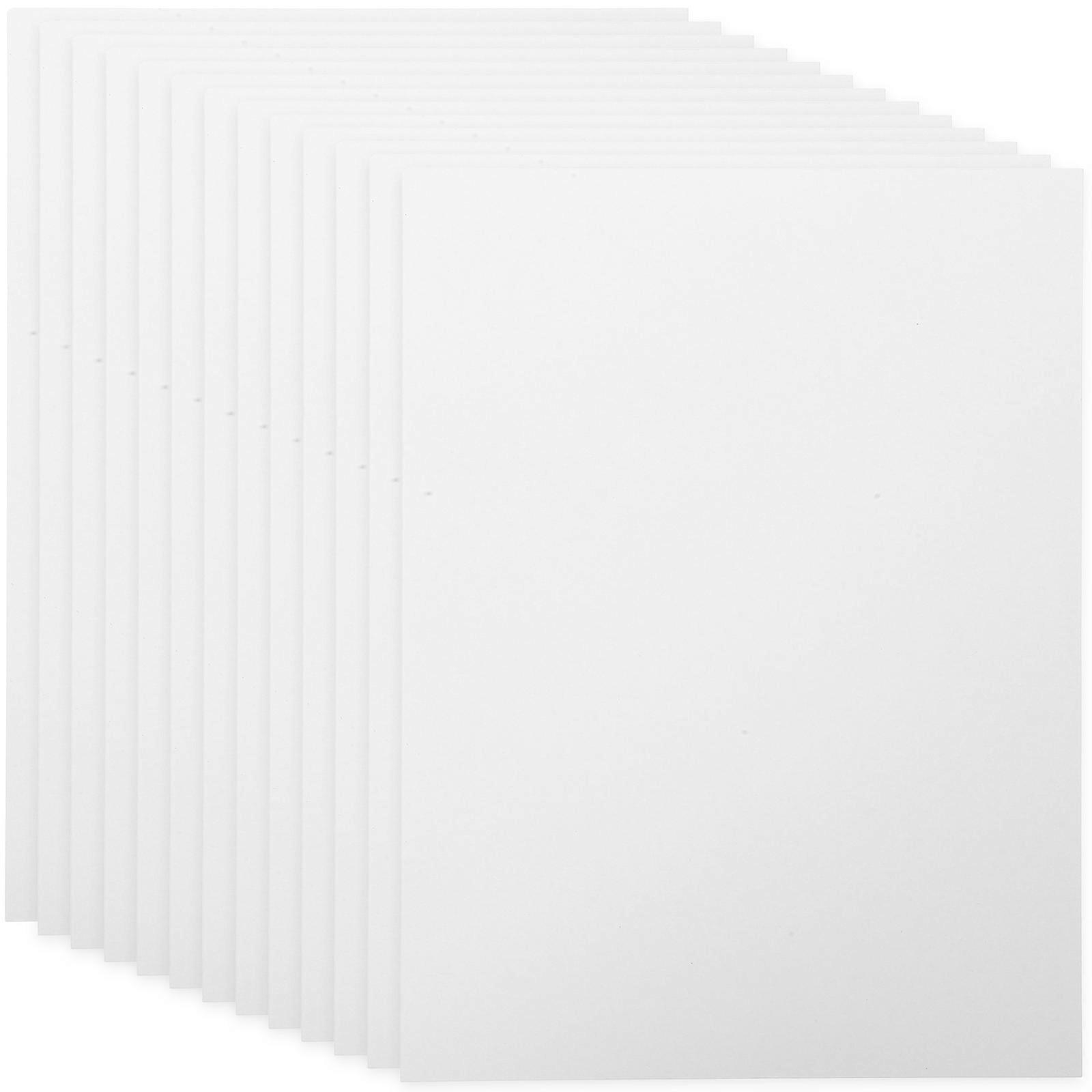 Diy Craft Papers Card Paper Supplies for Drawing and Crafting Rectangular White 29.70X21.20X0.10CM A4 Diy 50Pcs