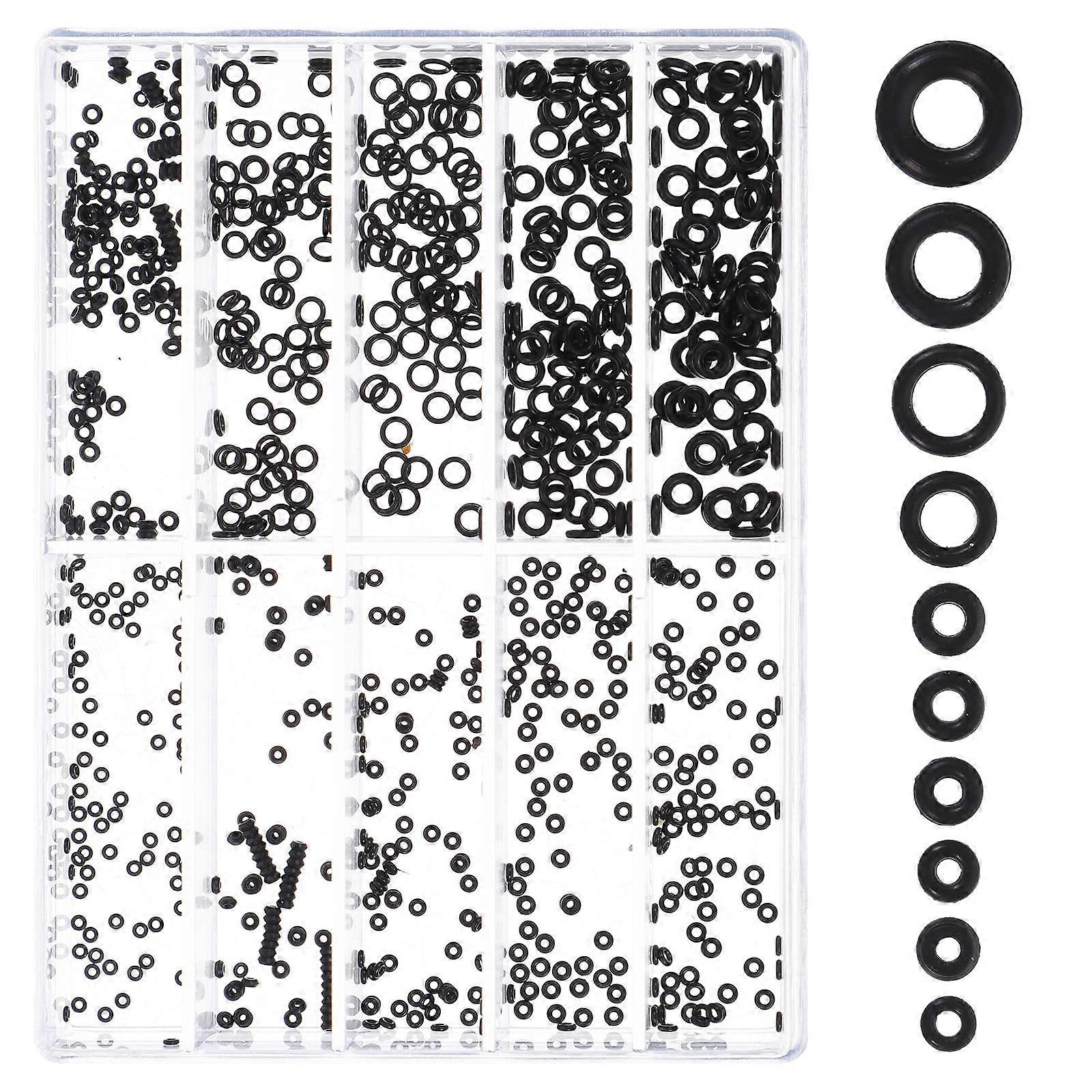 Watch Back Seal Washers Kit Rubber Gaskets for Repair Multi Specification Flexible Reliable