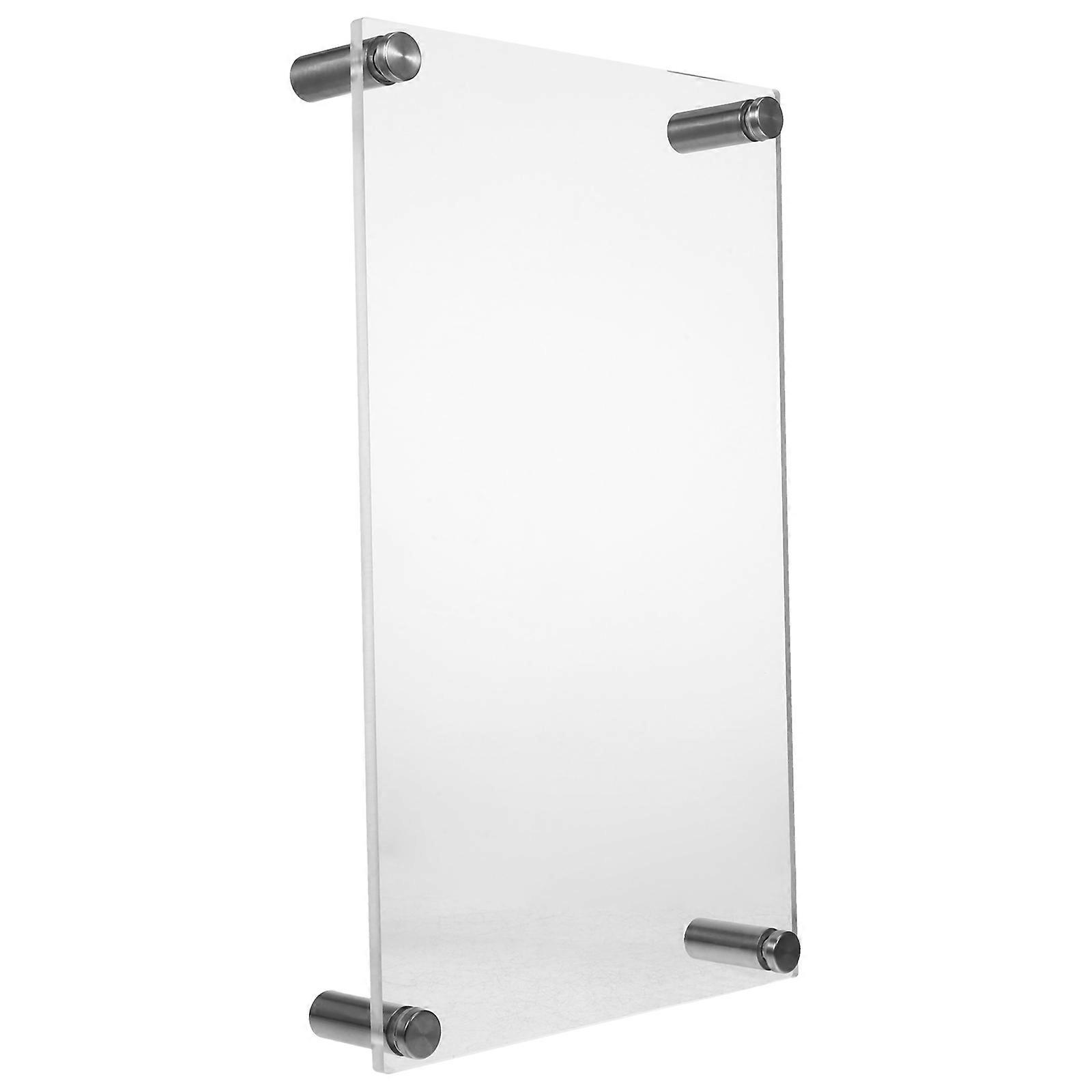 Computer Stand Riser Clear Monitor Riser Transparent Acrylic Ergonomic Support Home Office 1Pack