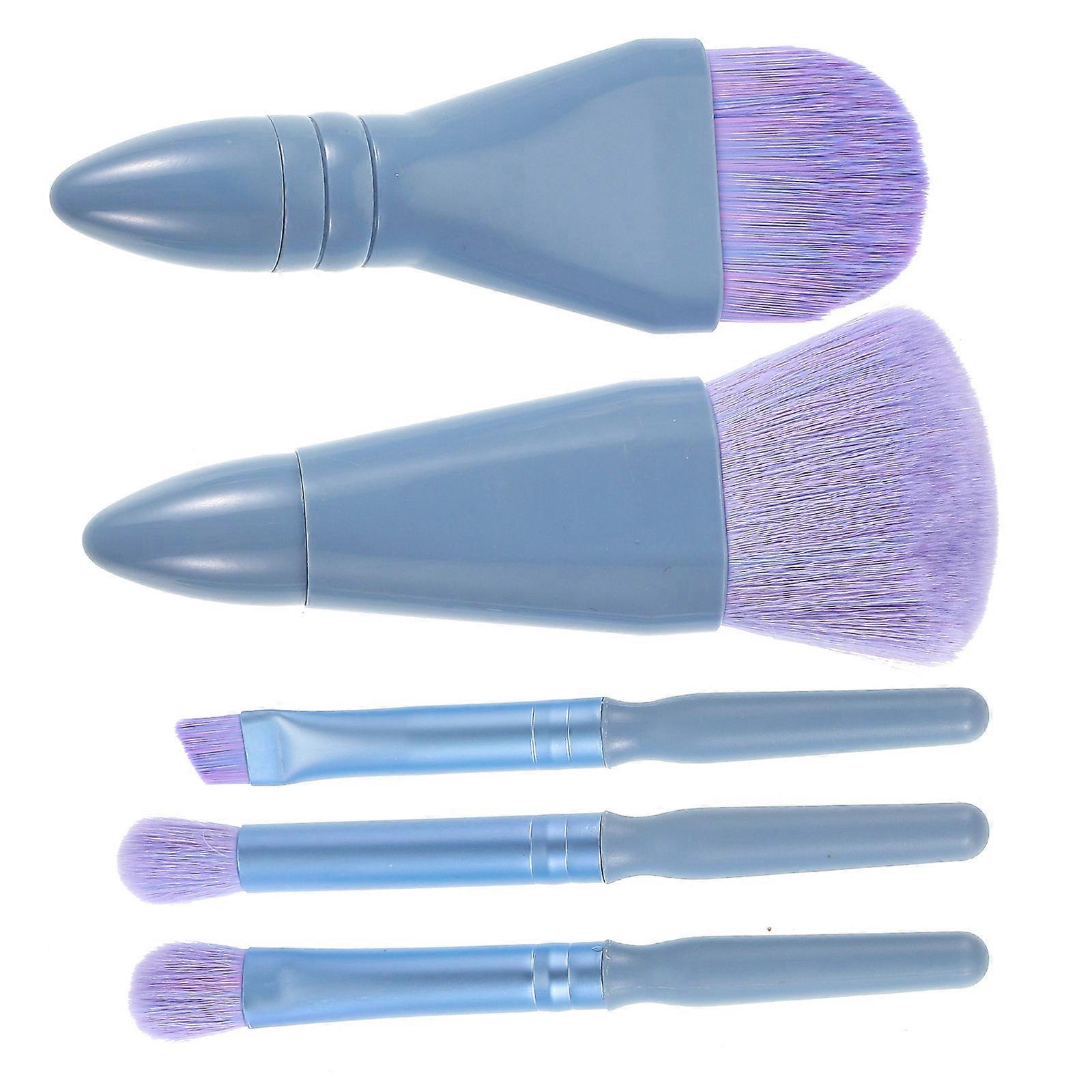 Makeup Brush Set Mini Travel Makeup Brushes For Women Portable For On-The-Go Use 1Set