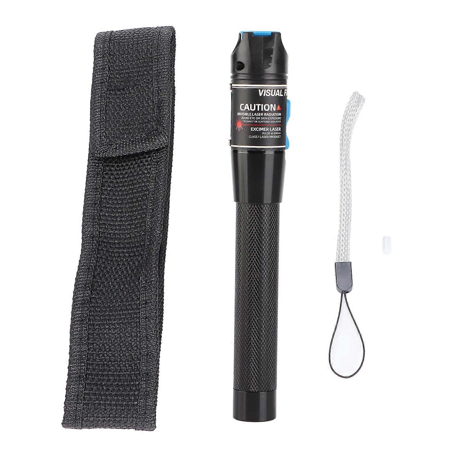 5mW 5km Optical Fiber Electrical Tester Pen Red Light Visual Fault Detector with Ceramic Core for CATV Telecommunications