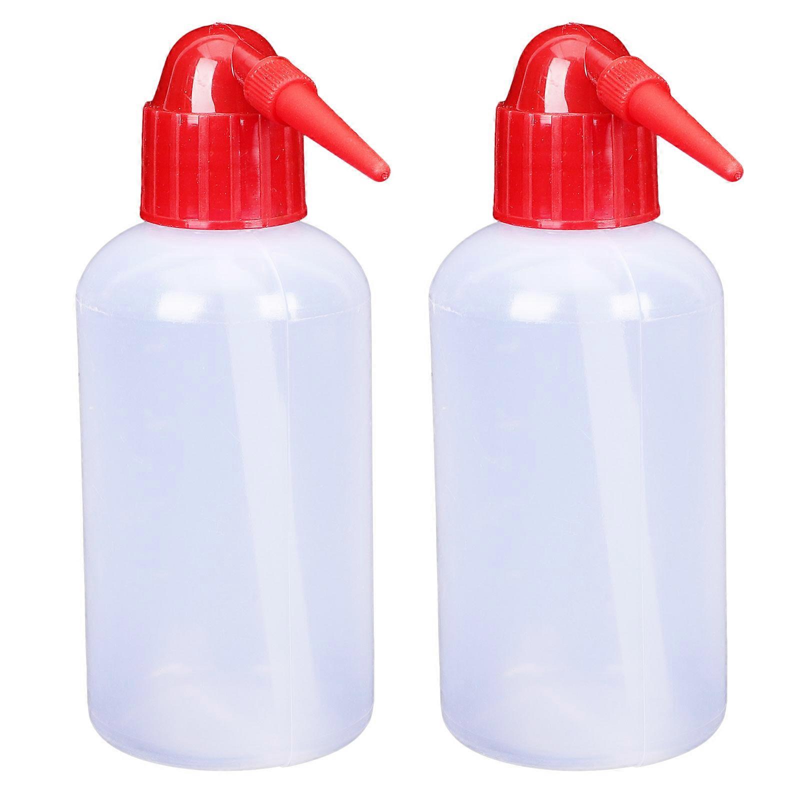 Garden Watering Tool Plastic Wash Bottle for House Cleaning 250ml Precise Application 2Set