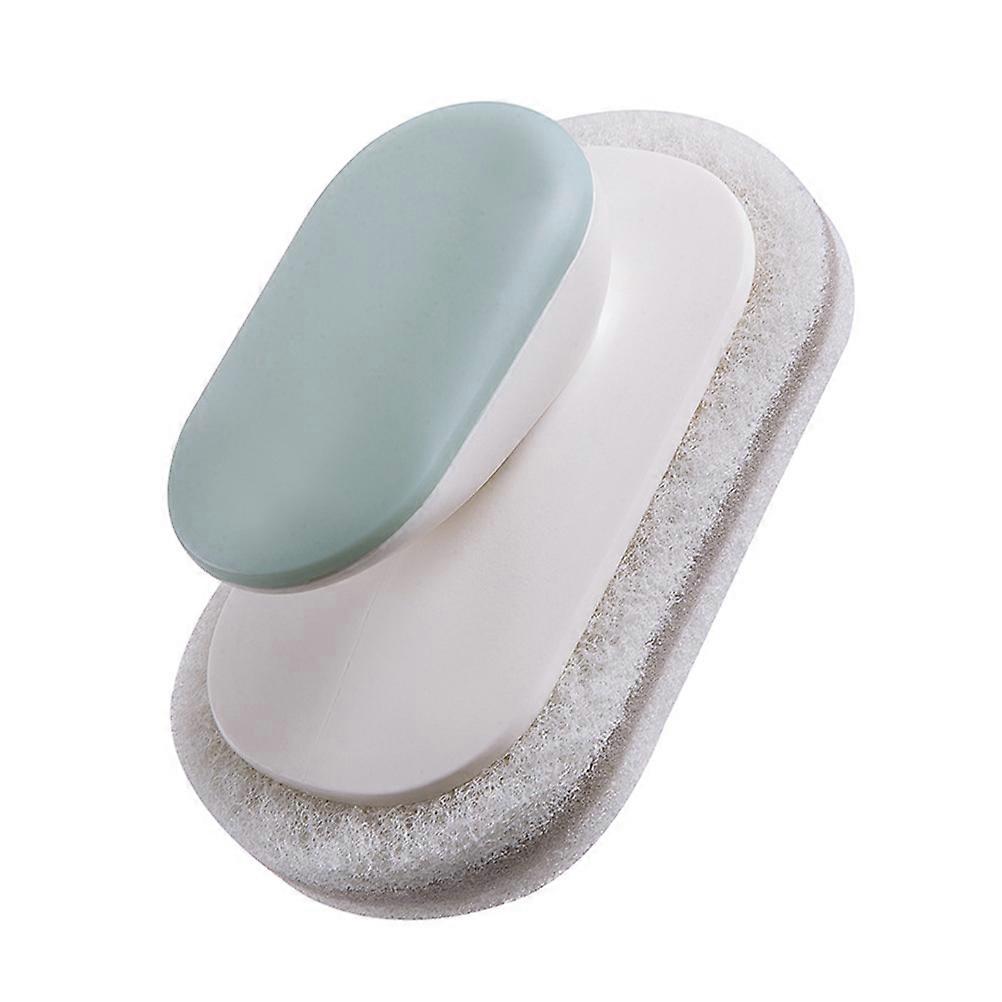 Synthetic Material Home Cleaning Brush with Ergonomic Handle for Durable Use Light Green 1pc