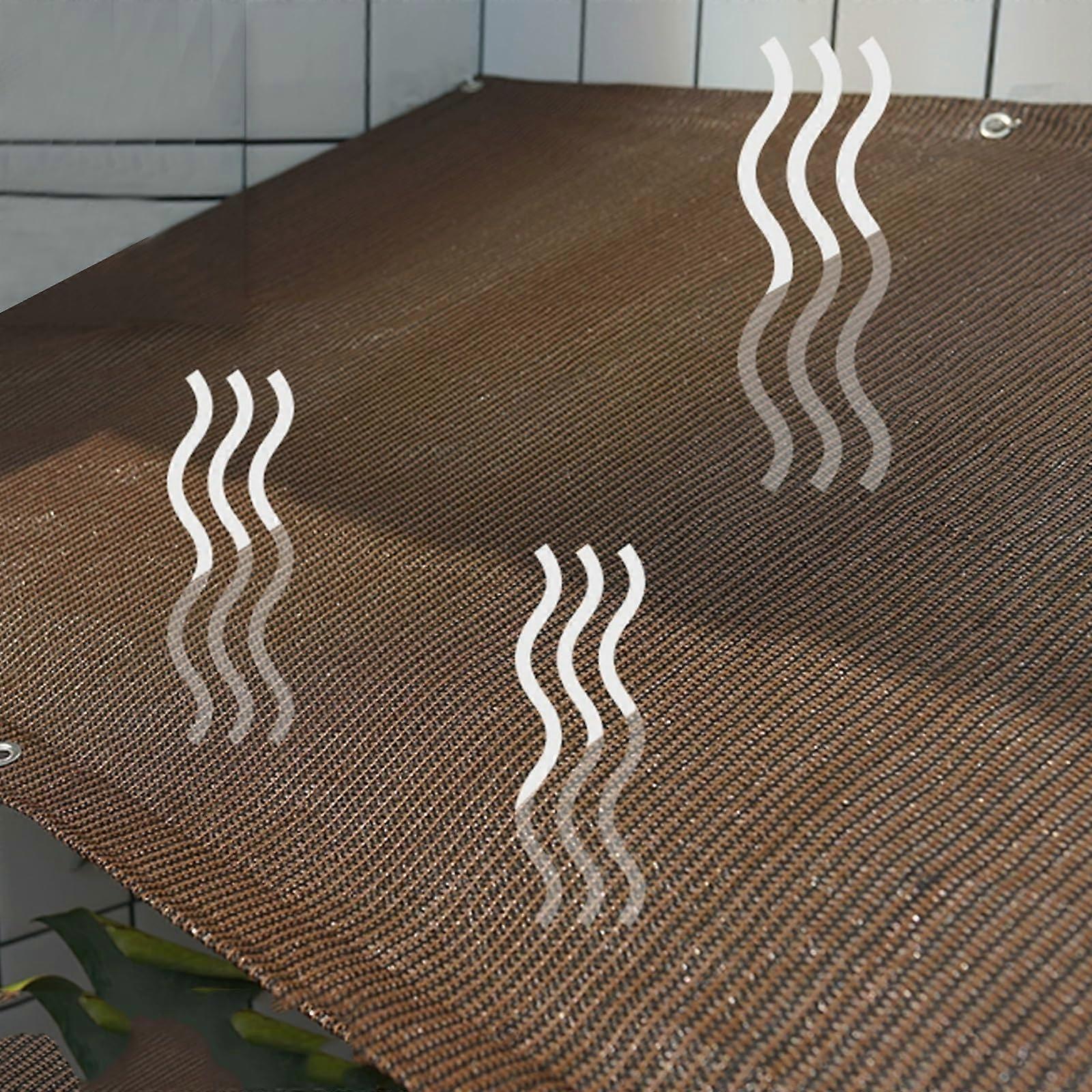 Brown Shade Net, Greenhouse Shade Net, UVResistant Shade Cloth (2x3m)