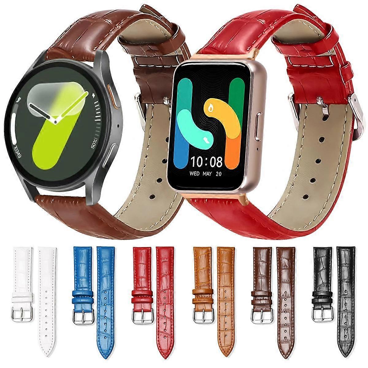 xDfind Bambu Textur Stift Spänne Läder Klockarmband