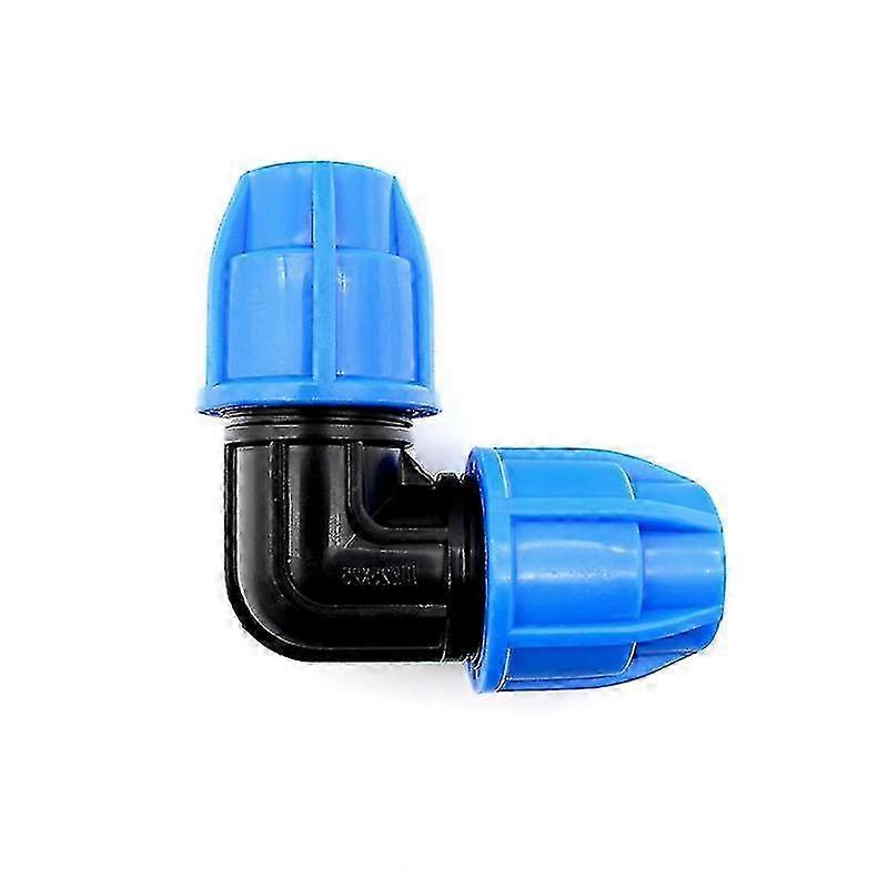 25 Equal Plastic Elbow for Polyethylene Pipe - 254 Pieces