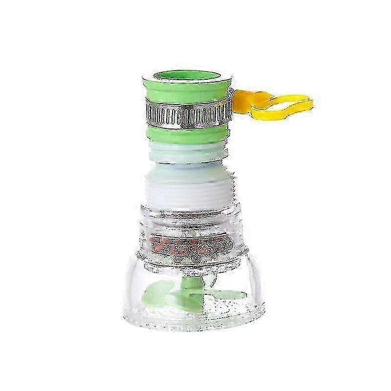 Home Kitchen Retractable Faucet Splash Head Water Filter Shower Head Filter, (3Pcs Multicolor)
