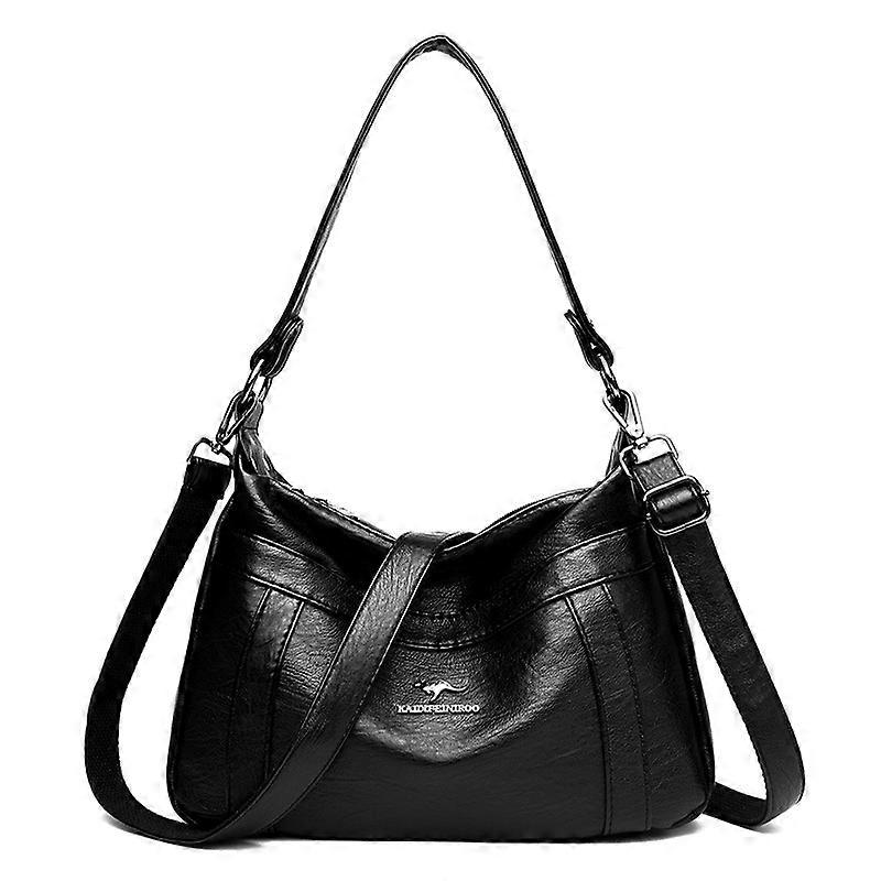Ladies' crossbody bag, large capacity and easy to maintain, crescent bag made of PU material