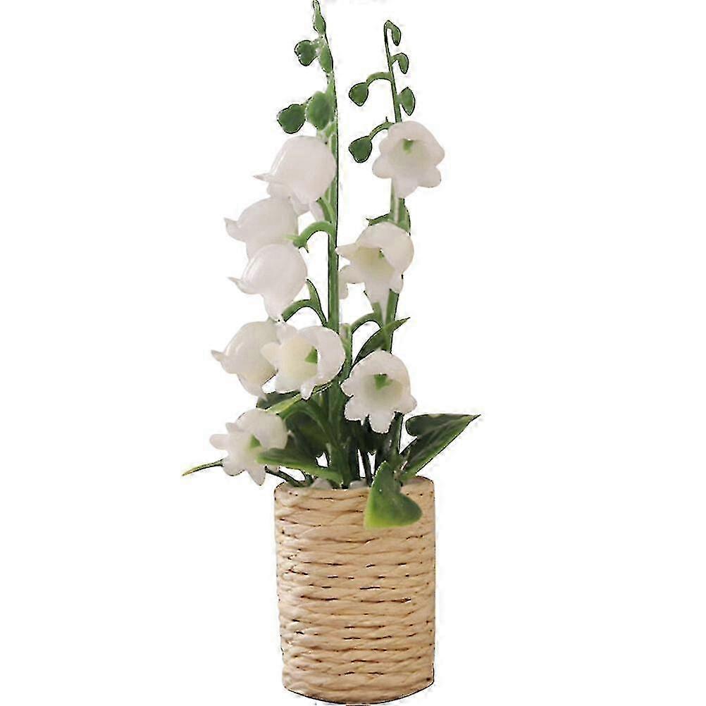 Miniature Potted Artificial Plant Tiny Bonsai Model Micro Landscape Ornament
