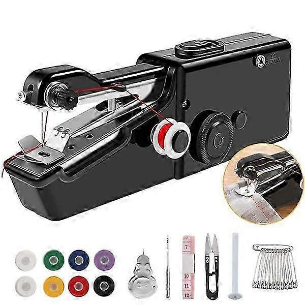 Portable Handheld Sewing Machine - Convenient Solution for Sewing Needs in Black