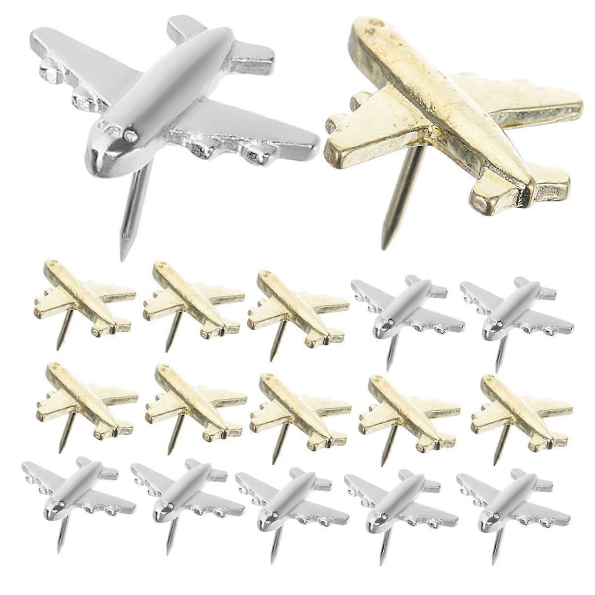 metal thumbtacks for airplanes office decor push pins