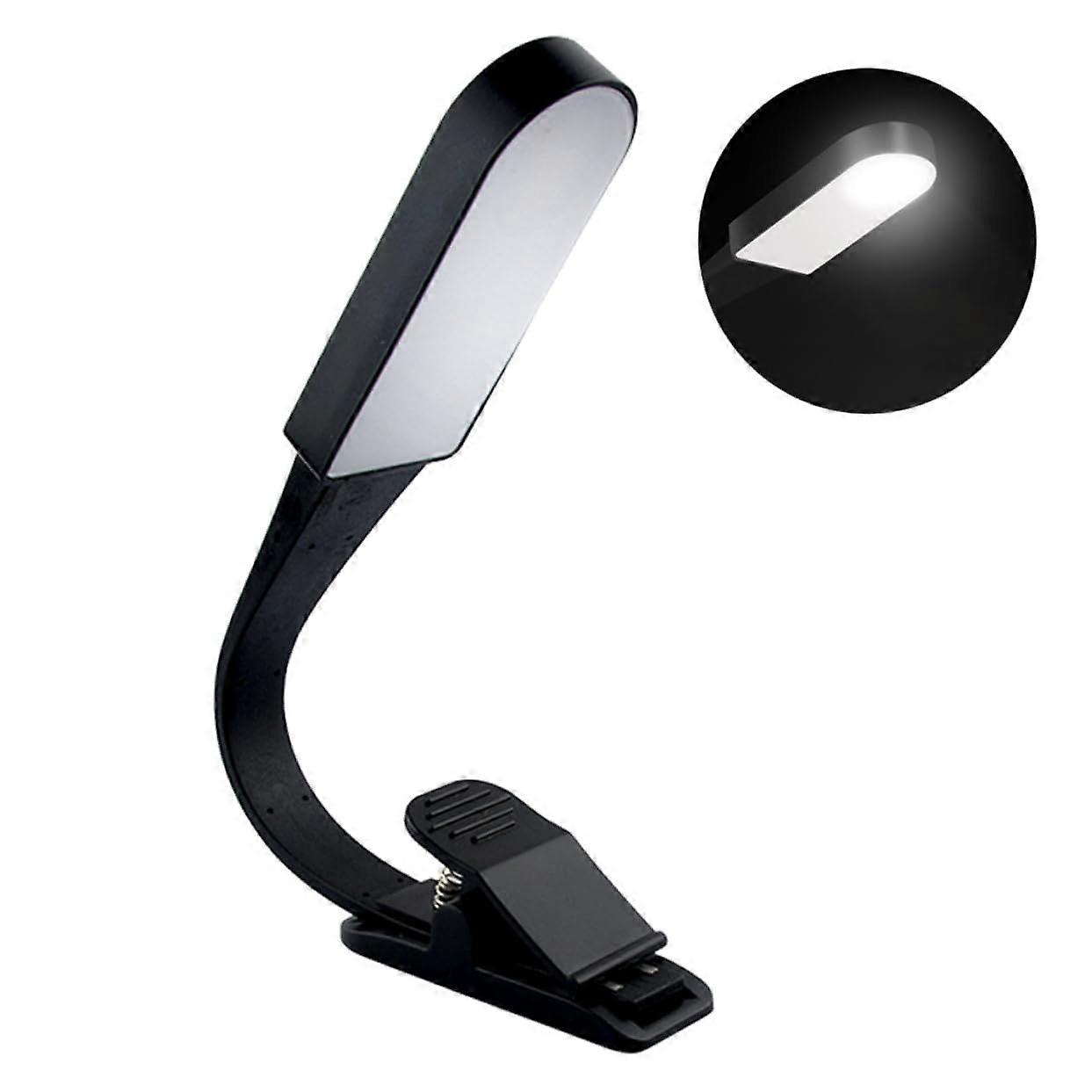 Touchdimmable table lamp, LED desk lamp with clamp, bedside light, black.
