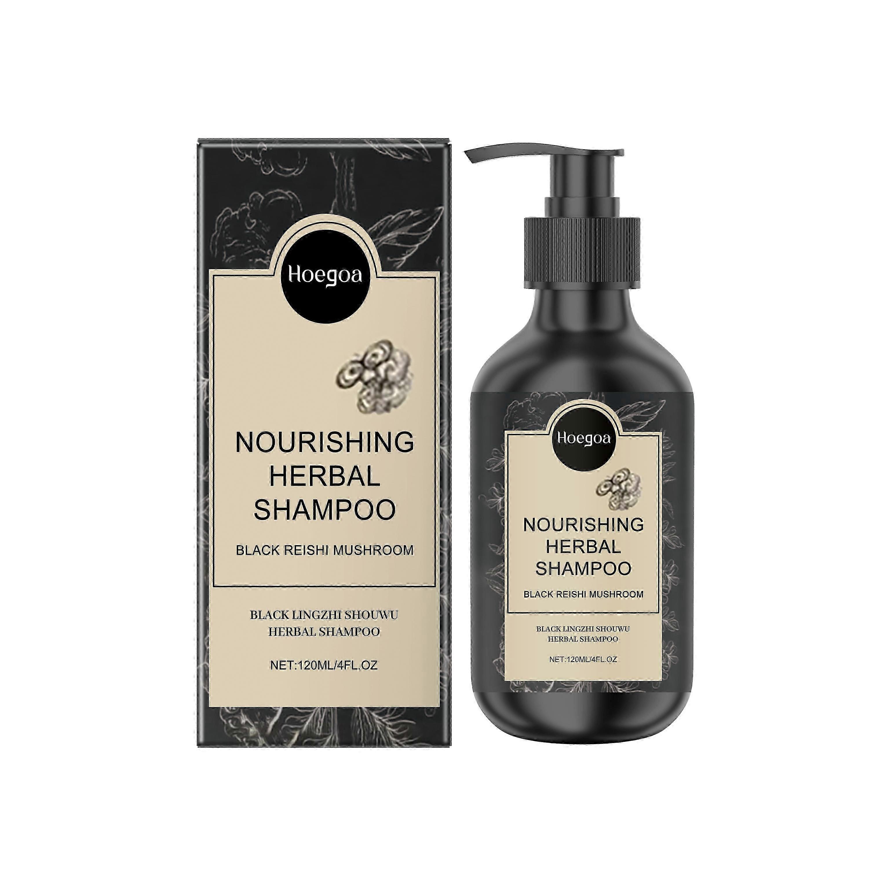 Hoegoa Herbal Nutrition Shampoo Cleansing and Moisturizing Scalp Care Strong Hair Soft Gloss Shampoo