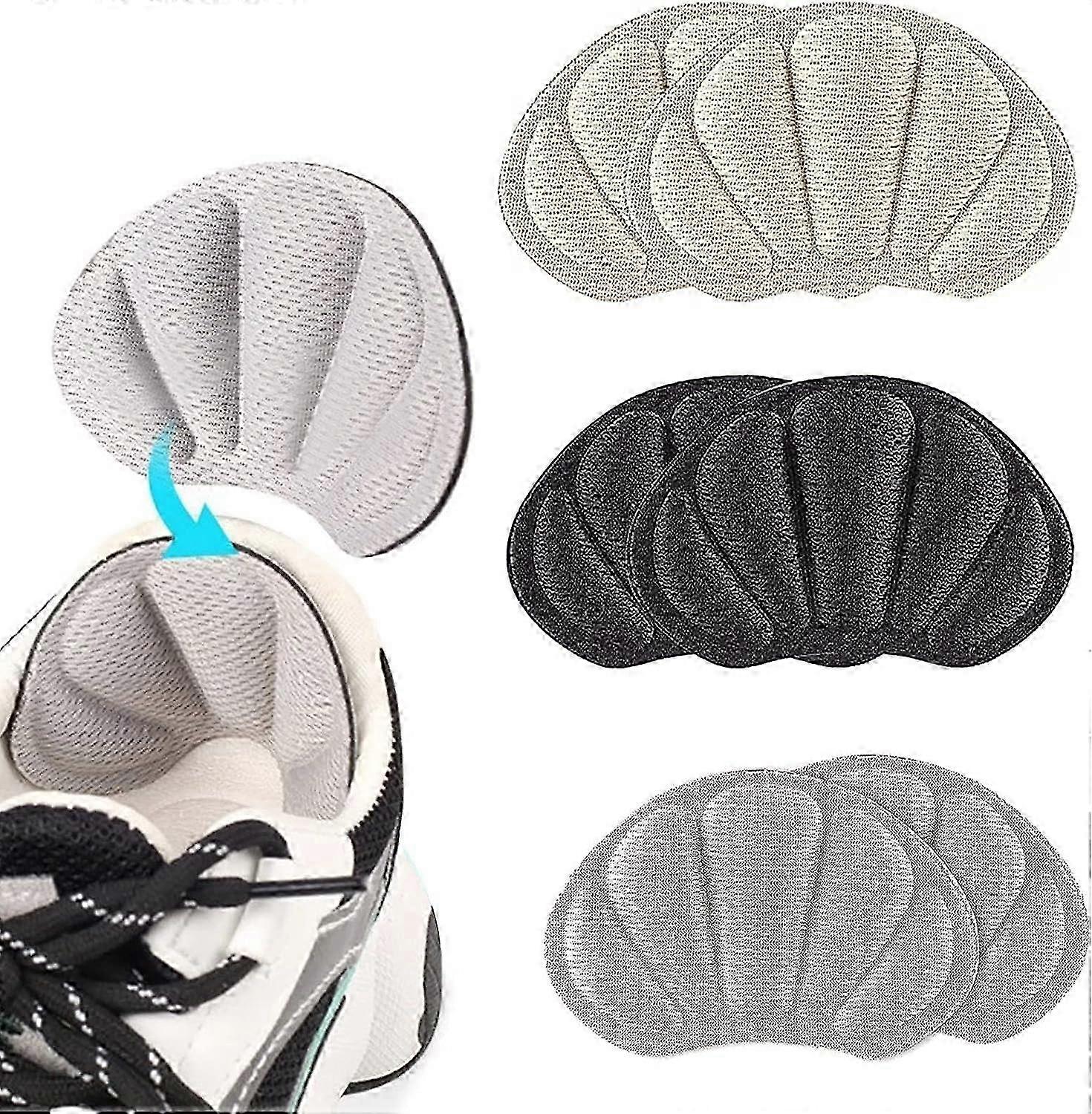 3 pairs of heel pads, self-adhesive non-slip heel protectors, comfortable heel pads heel pads to prevent abrasions and blisters