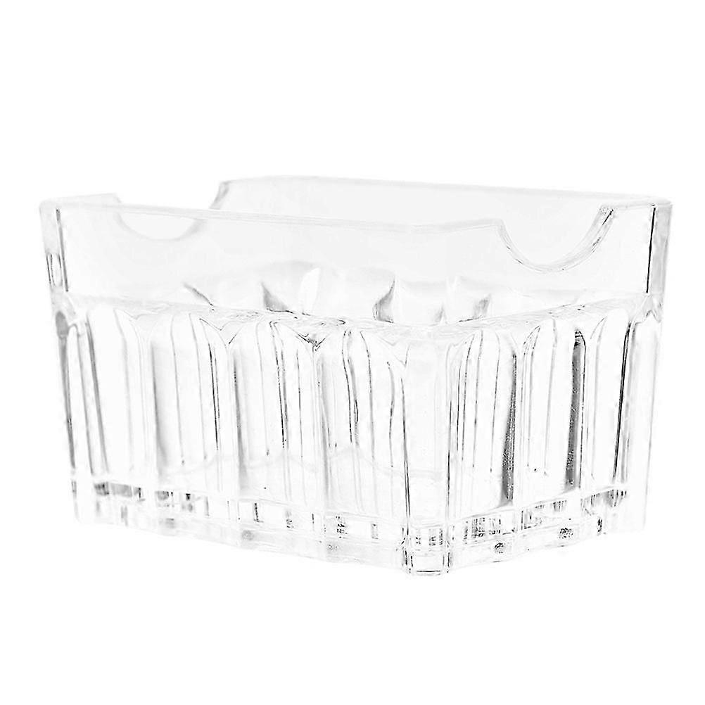 Acrylic Sugar Packet Holder Transparent Coffee Sugar Bag Tea Bag Holder Desktop Storage Box Clear Organizing Container For Office Home