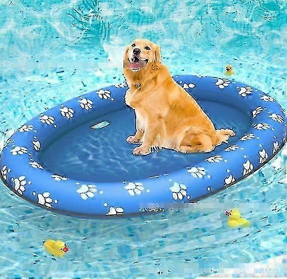 プールのための犬のフロート、犬の子犬のための膨脹可能なプールの浮遊物、大きい犬のプールは夏のためのペットの犬の浮遊マットを浮かび上がらせます