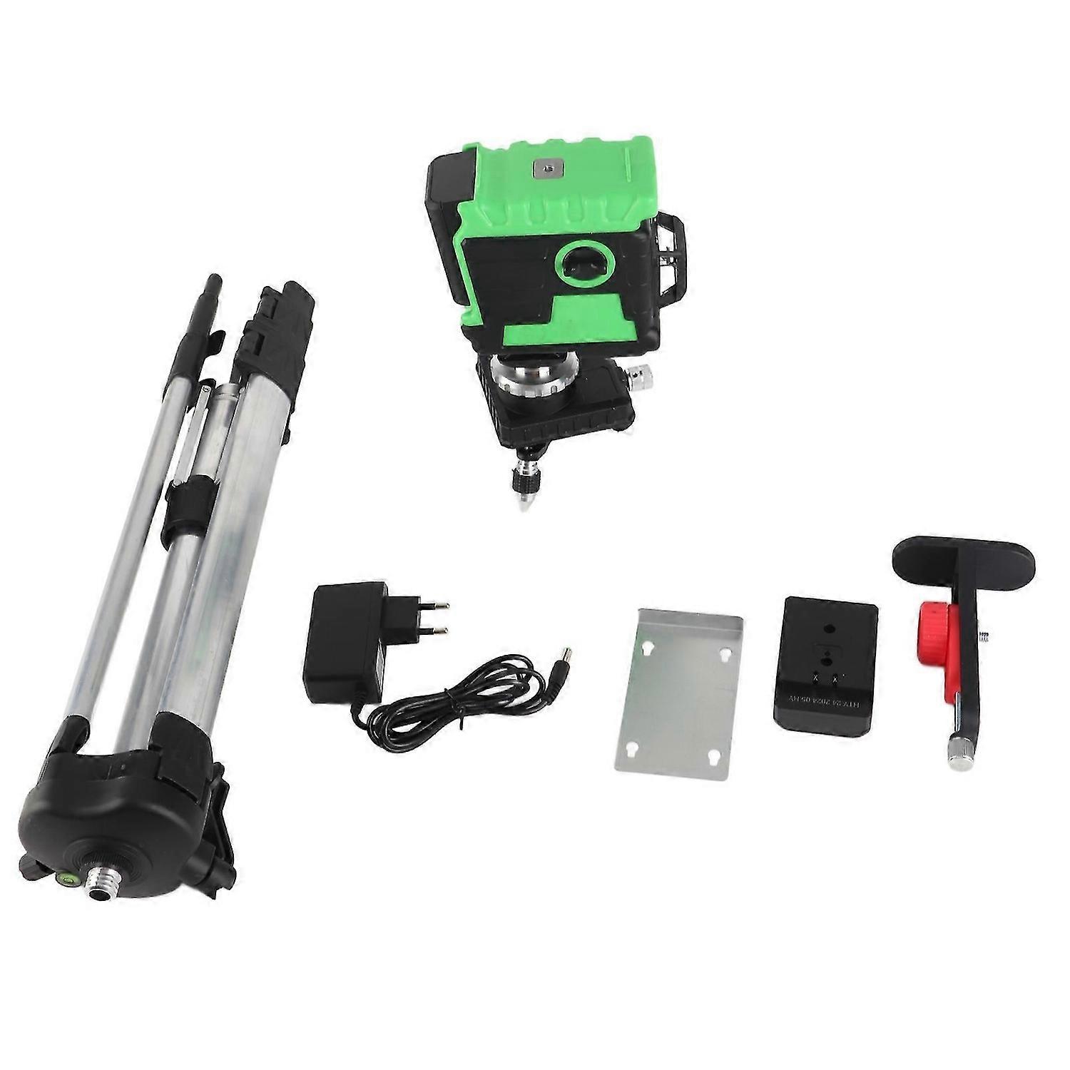 12 Line Laser Line Leveler High Accuracy Leveling Tool 100240V