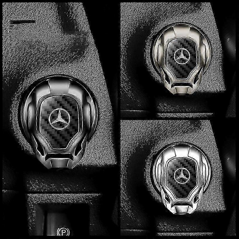 1 Item Apply To Benz Car Engine Start Stop Button Cover Push Start Button Cover Ignition Decoration Protective Cover Universal Button-XinHan
