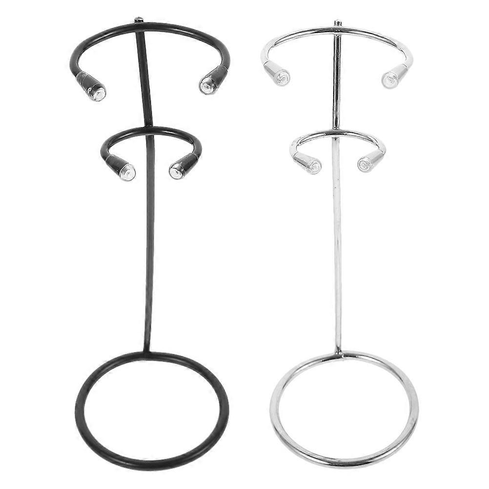 Frother Stand 2pcs Non Slip Rack for Milk Frother Kitchen Utensils Storage Holder Easy to Clean Multifunctional Kitchen Supply