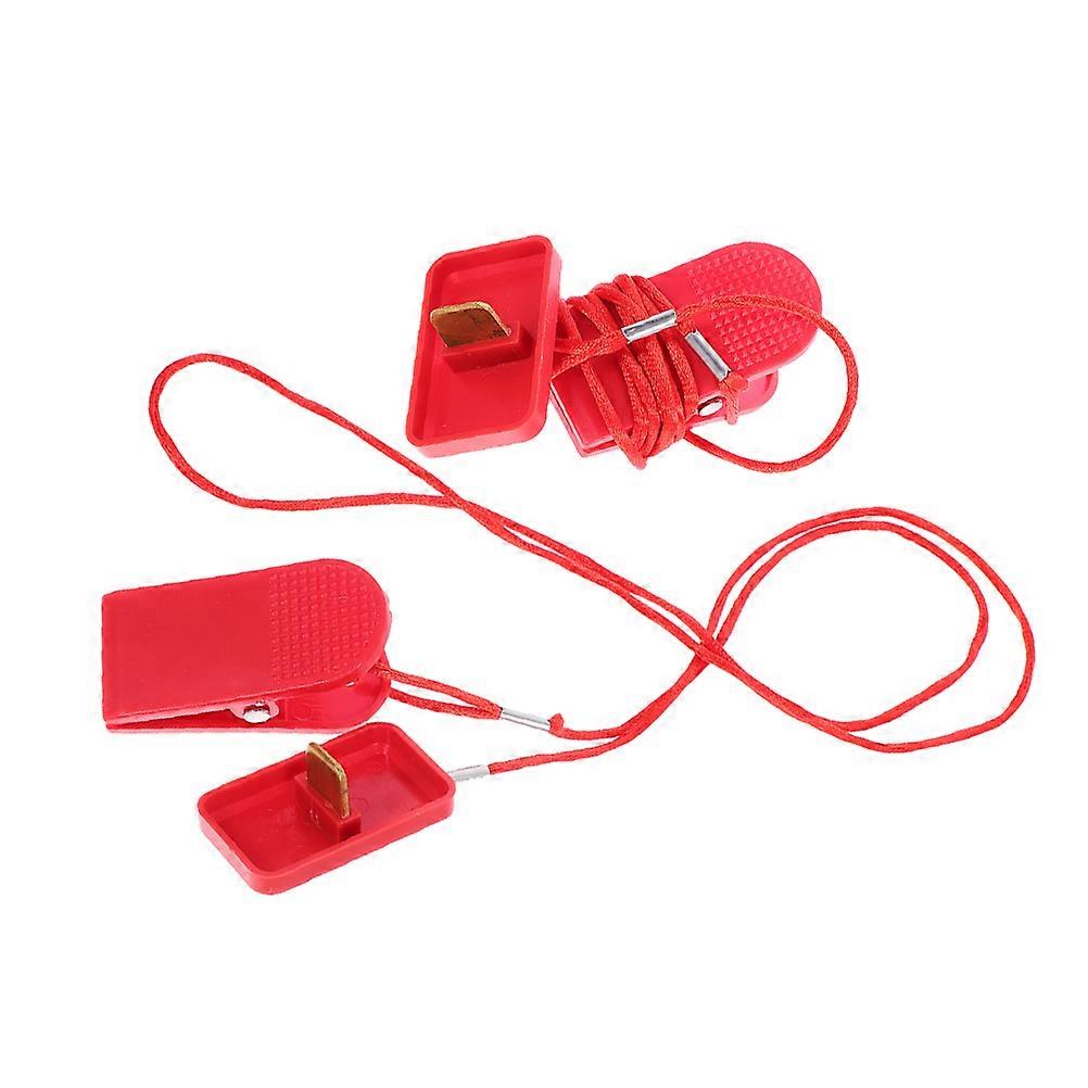 Treadmill Security Key Gym Use Red 2Pcs