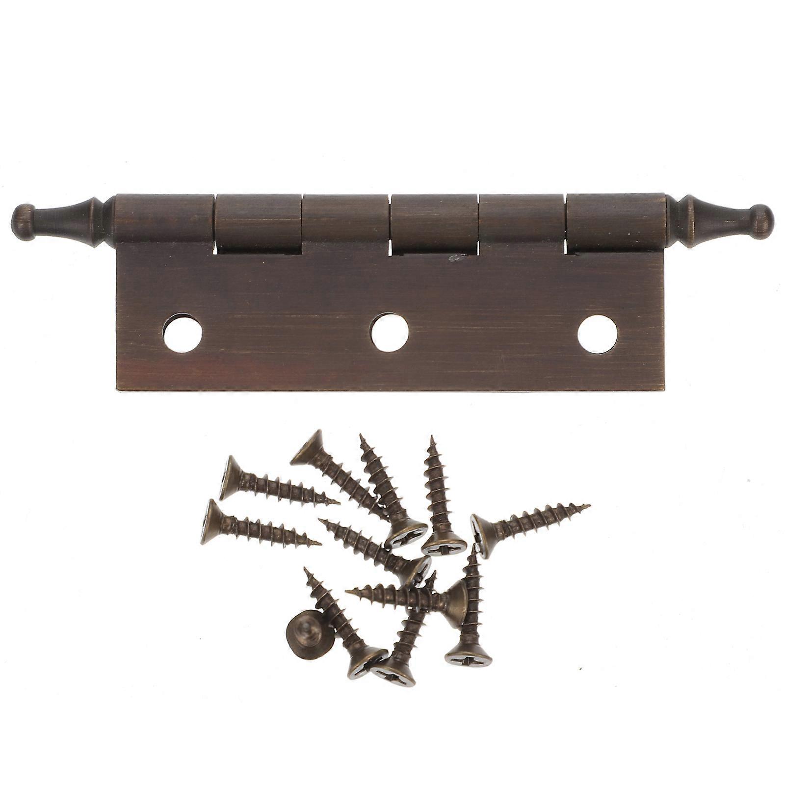 Cabinet Hinges Copper Material Chest Hinges Durable Quiet Office Renovation 1Pack