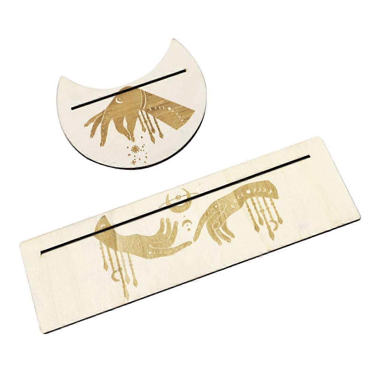 Tarot Card Holder Deck Display Stand Wooden Handmade Accessories