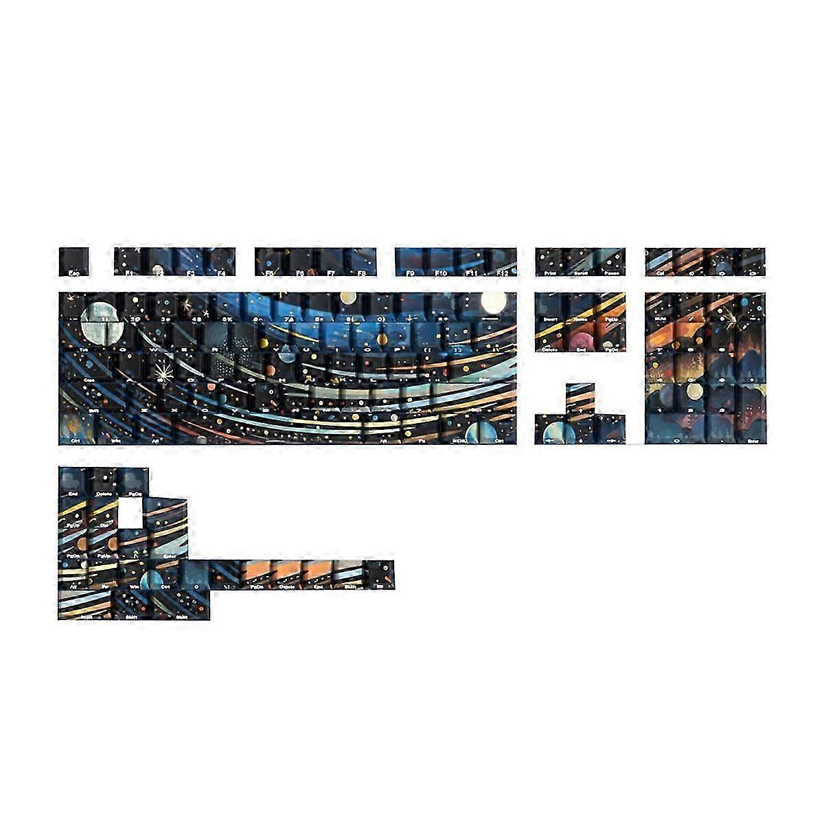 Cherry Keycaps PBT Material Side Letter DyeSub Keys Caps B