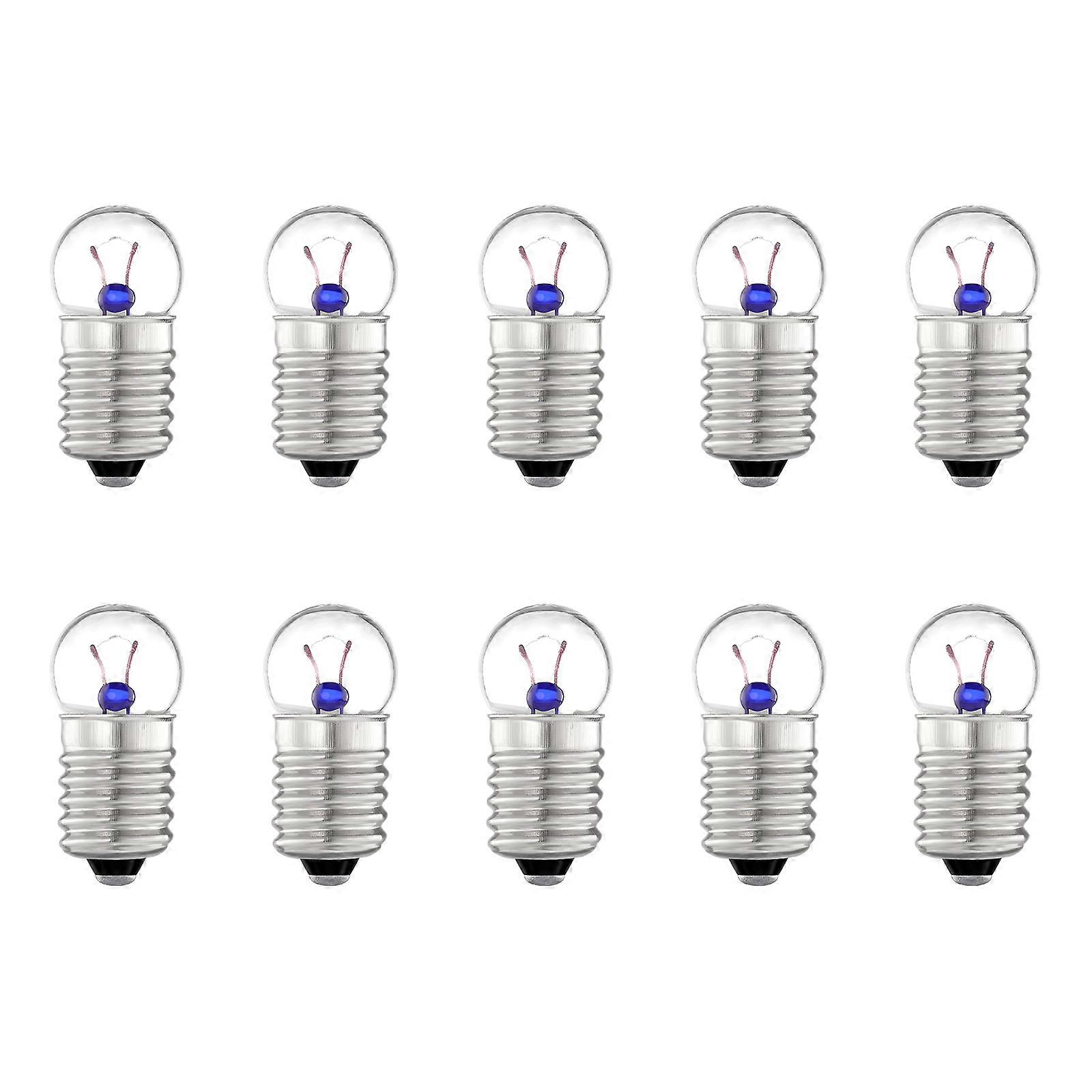 Screw Mini Bulb Mini Light Bulbs Educational Tools Bright Light Use 10Pack